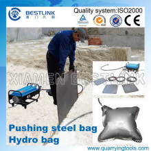 Hydro/Steel Pushing Bag for Quarry Marble Stone